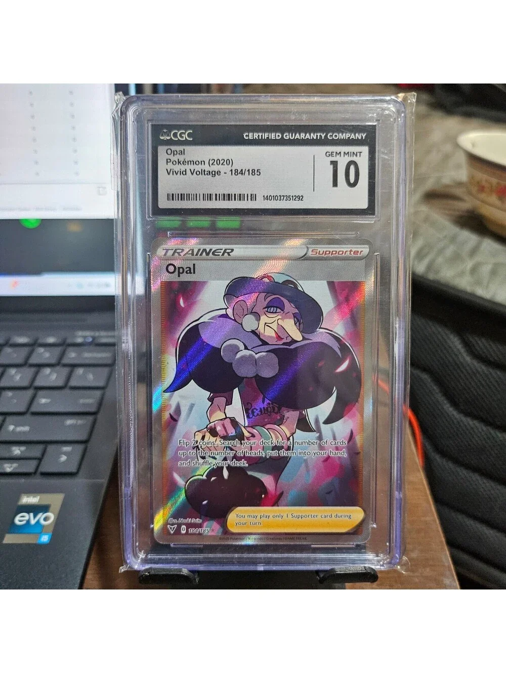 Opal Full Art Trainer - Vivid Voltage - CGC 10